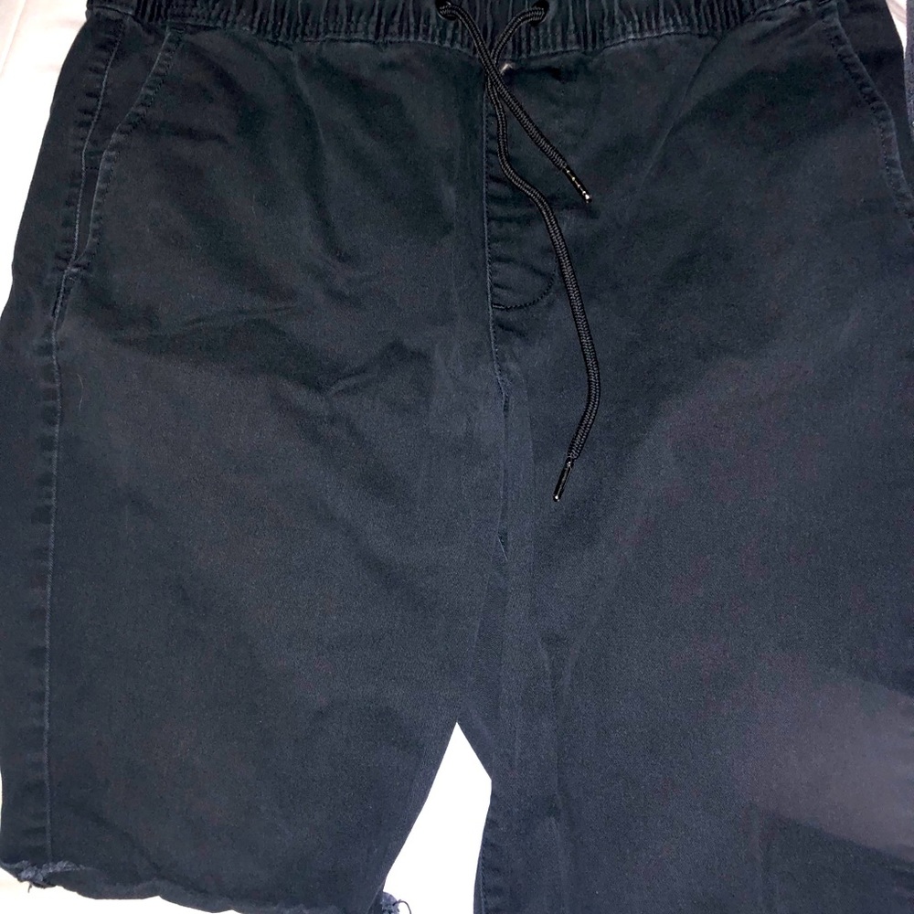 🔥FLASH SALE🔥 Black Rare rude shorts jogger